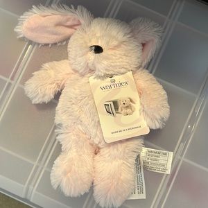Warmies pink bunny NWT